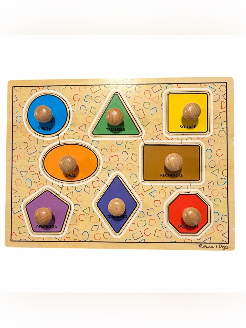 Melissa & Doug Big Knob Shape Puzzle